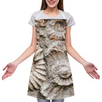 Ammonoidea Fossil Print Adjustable Apron