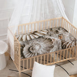 Ammonoidea Fossil Print Baby Crib Sheet