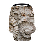 Ammonoidea Fossil Print Baby Seat Cover