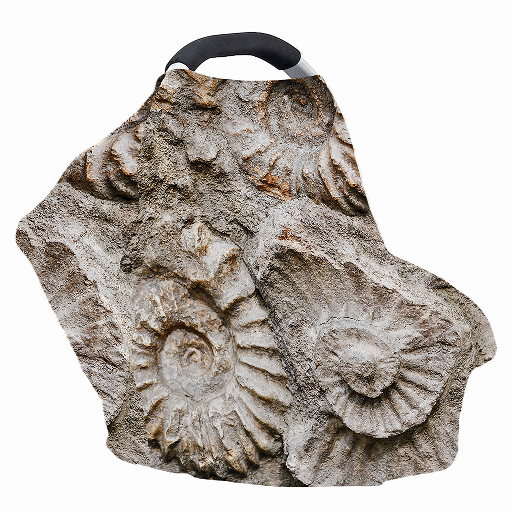 Ammonoidea Fossil Print Baby Seat Cover