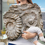 Ammonoidea Fossil Print Baby Seat Cover