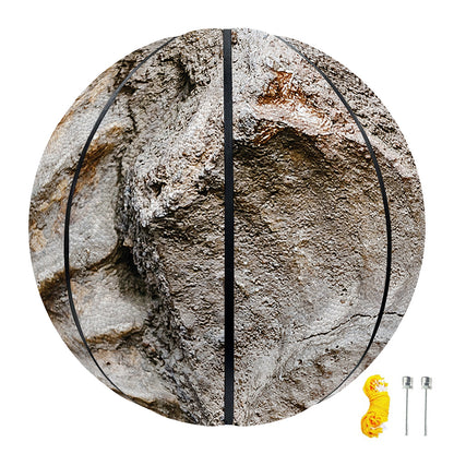 Ammonoidea Fossil Print Basketball
