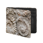 Ammonoidea Fossil Print Bifold Wallet