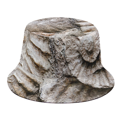 Ammonoidea Fossil Print Bucket Hat