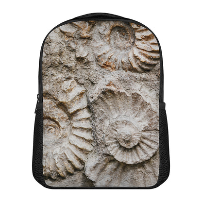 Ammonoidea Fossil Print Casual Backpack
