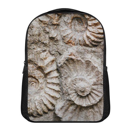 Ammonoidea Fossil Print Casual Backpack