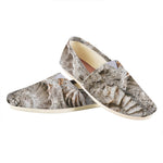 Ammonoidea Fossil Print Casual Shoes