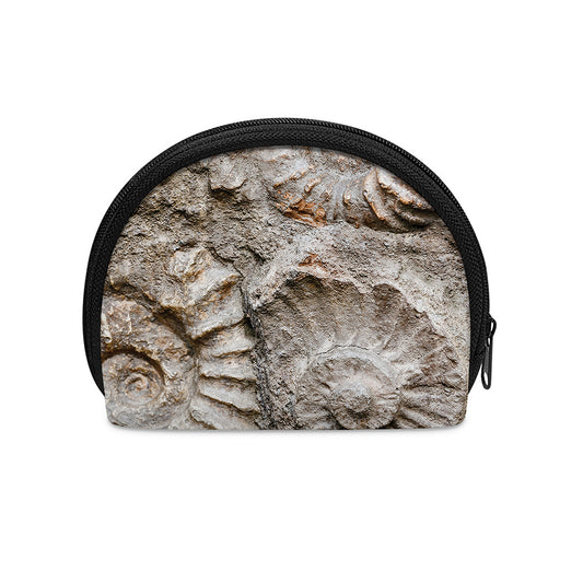 Ammonoidea Fossil Print Coin Purse