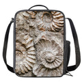 Ammonoidea Fossil Print Crossbody Lunch Bag