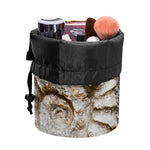 Ammonoidea Fossil Print Drawstring Makeup Bag