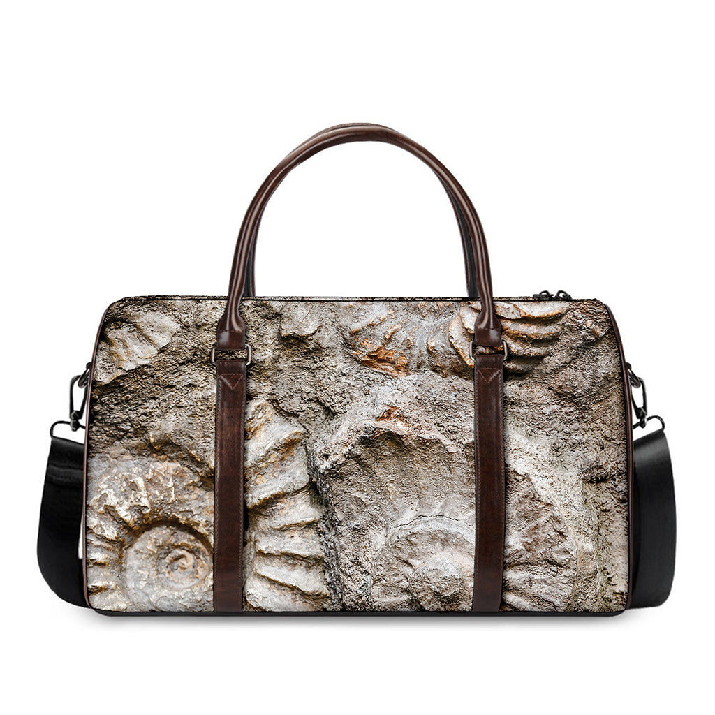 Ammonoidea Fossil Print Duffle Bag
