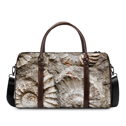 Ammonoidea Fossil Print Duffle Bag