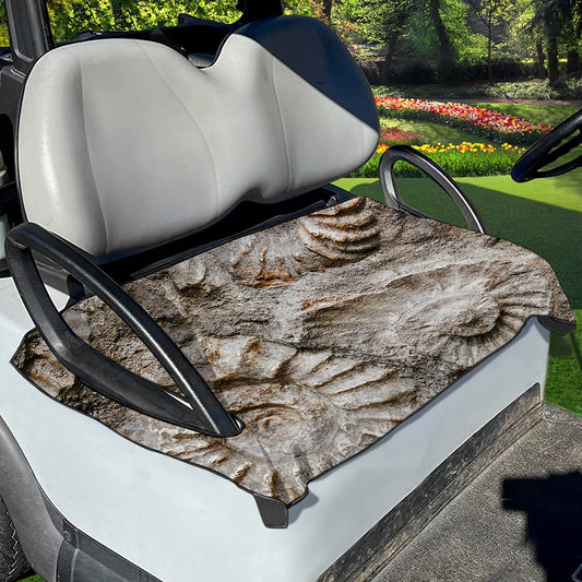 Ammonoidea Fossil Print Golf Cart Seat Cover