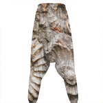 Ammonoidea Fossil Print Hammer Pants
