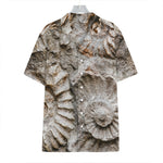 Ammonoidea Fossil Print Hawaiian Shirt