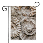 Ammonoidea Fossil Print House Flag