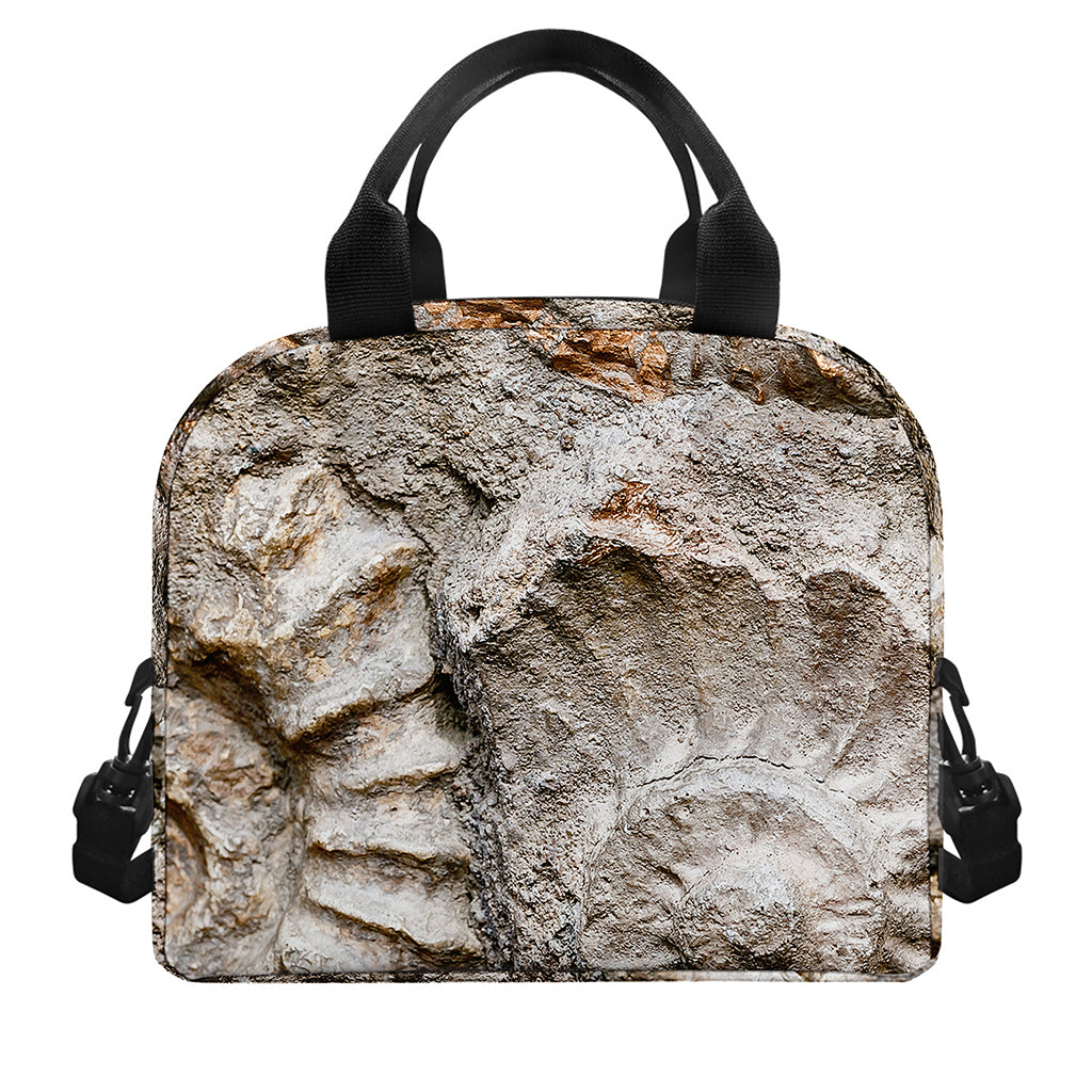 Ammonoidea Fossil Print Insulated Lunch Bag