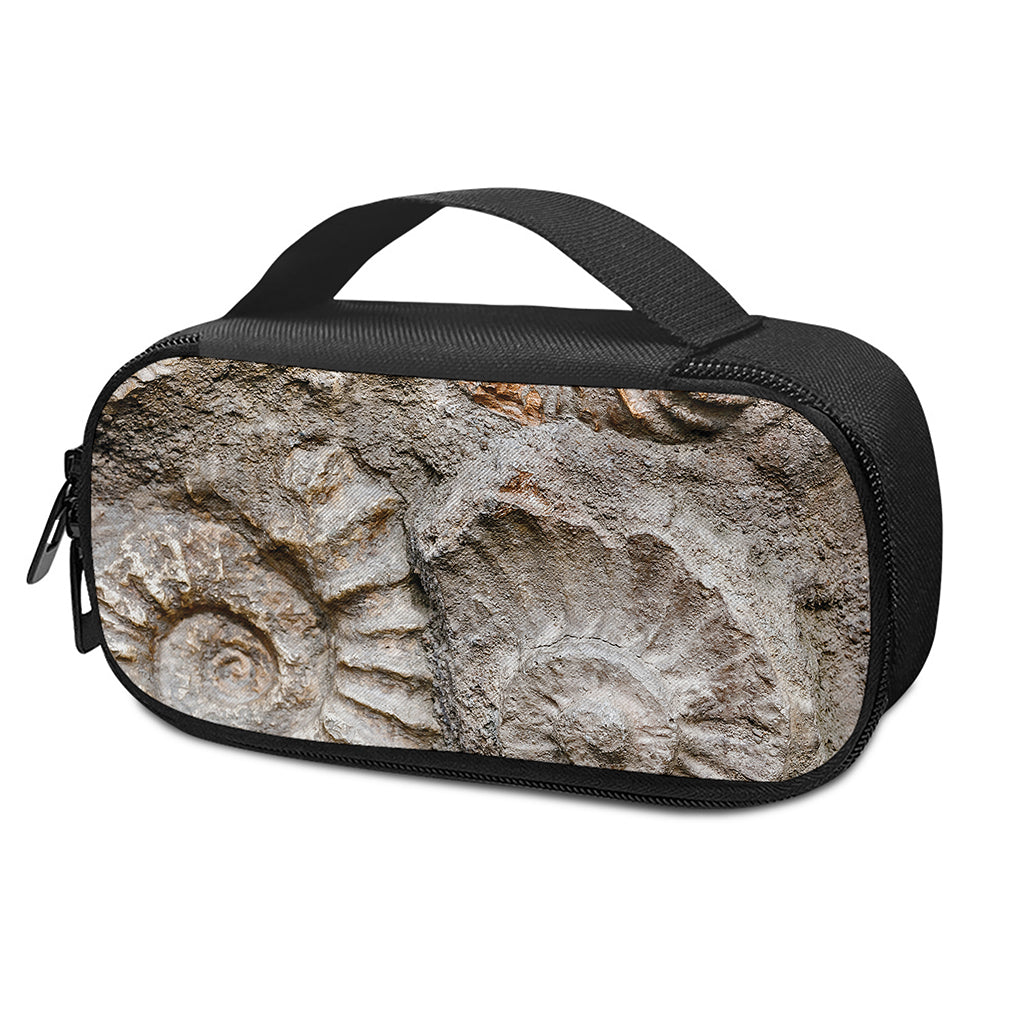 Ammonoidea Fossil Print Insulin Cooler Travel Case