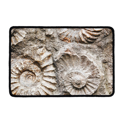 Ammonoidea Fossil Print Kitchen Mat