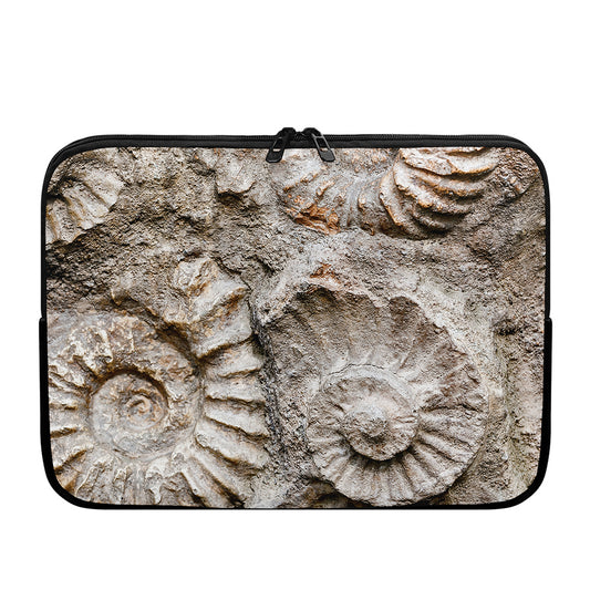 Ammonoidea Fossil Print Laptop Sleeve