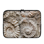 Ammonoidea Fossil Print Laptop Sleeve