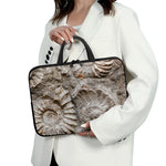 Ammonoidea Fossil Print Laptop Sleeve With Handle