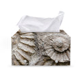 Ammonoidea Fossil Print Leather Tissue Box Cover