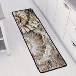 Ammonoidea Fossil Print Long Kitchen Mat