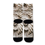 Ammonoidea Fossil Print Long Socks