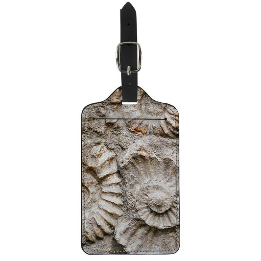 Ammonoidea Fossil Print Luggage Tag