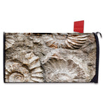 Ammonoidea Fossil Print Mailbox Cover