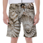 Ammonoidea Fossil Print Men's Beach Shorts