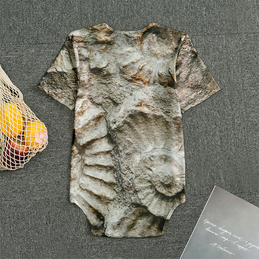 Ammonoidea Fossil Print Men's Bodysuit