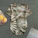 Ammonoidea Fossil Print Men's Bodysuit