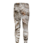 Ammonoidea Fossil Print Men's leggings