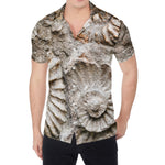 Ammonoidea Fossil Print Men's Shirt