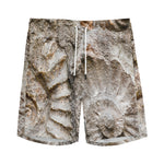 Ammonoidea Fossil Print Men's Sports Shorts