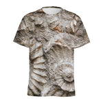 Ammonoidea Fossil Print Men's Sports T-Shirt