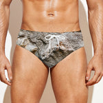 Ammonoidea Fossil Print Men's Swim Briefs