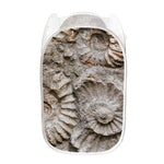 Ammonoidea Fossil Print Mesh Laundry Hamper