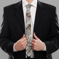 Ammonoidea Fossil Print Necktie