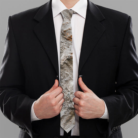 Ammonoidea Fossil Print Necktie
