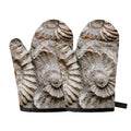Ammonoidea Fossil Print Oven Mitts
