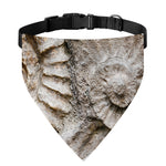 Ammonoidea Fossil Print Over The Collar Dog Bandana