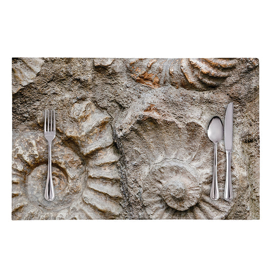 Ammonoidea Fossil Print Placemat