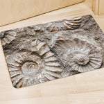 Ammonoidea Fossil Print Polyester Doormat