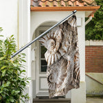 Ammonoidea Fossil Print Polyester Flag
