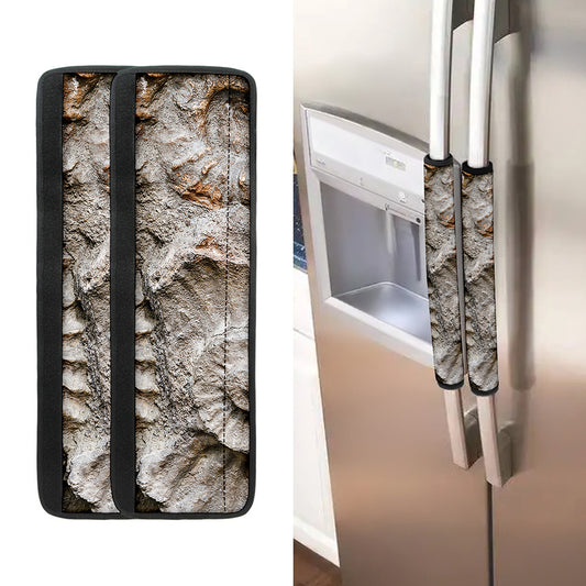 Ammonoidea Fossil Print Refrigerator Handle Covers