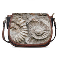 Ammonoidea Fossil Print Saddle Bag
