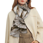 Ammonoidea Fossil Print Scarf